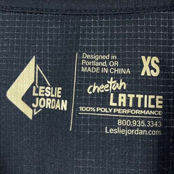 Leslie Jordan XS Scary Run Washington Cheetah Lattice Dri Fit Graphic Tee Shirt - Picture 4 of 5